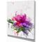Designart - Purple Peony Sketch - Flowers Canvas Wall Artwork